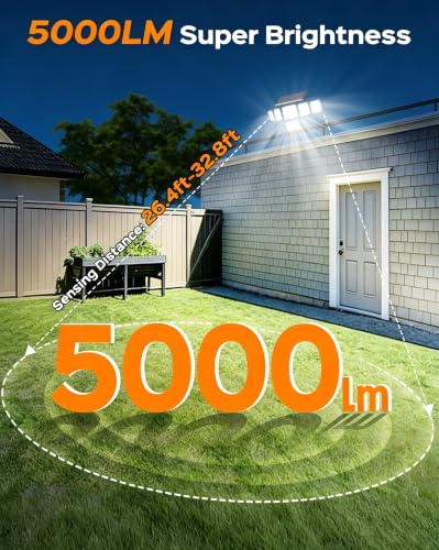 5000LM Solar Flood Lights Outdoor (Octopus / 2Pack)