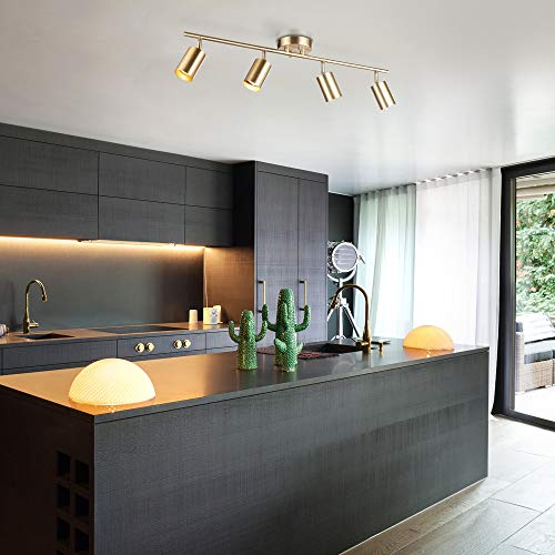 Pratt 4 Light Track Lighting (Brass (4-Light))