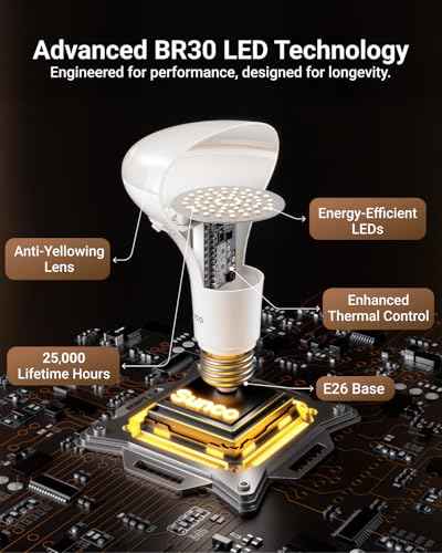Sunco 12 Pack BR30 LED Bulb Flood Light (12 Count (Pack of 1))