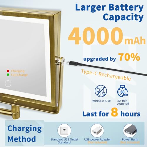 Rechargeable Makeup Mirror