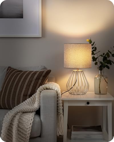 Small Table Lamp (Gray + Silver)
