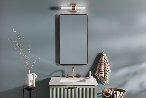 Laurene LED Bath Bar Light (Fluted Glass / 18.5 inch / Champagne Bronze)