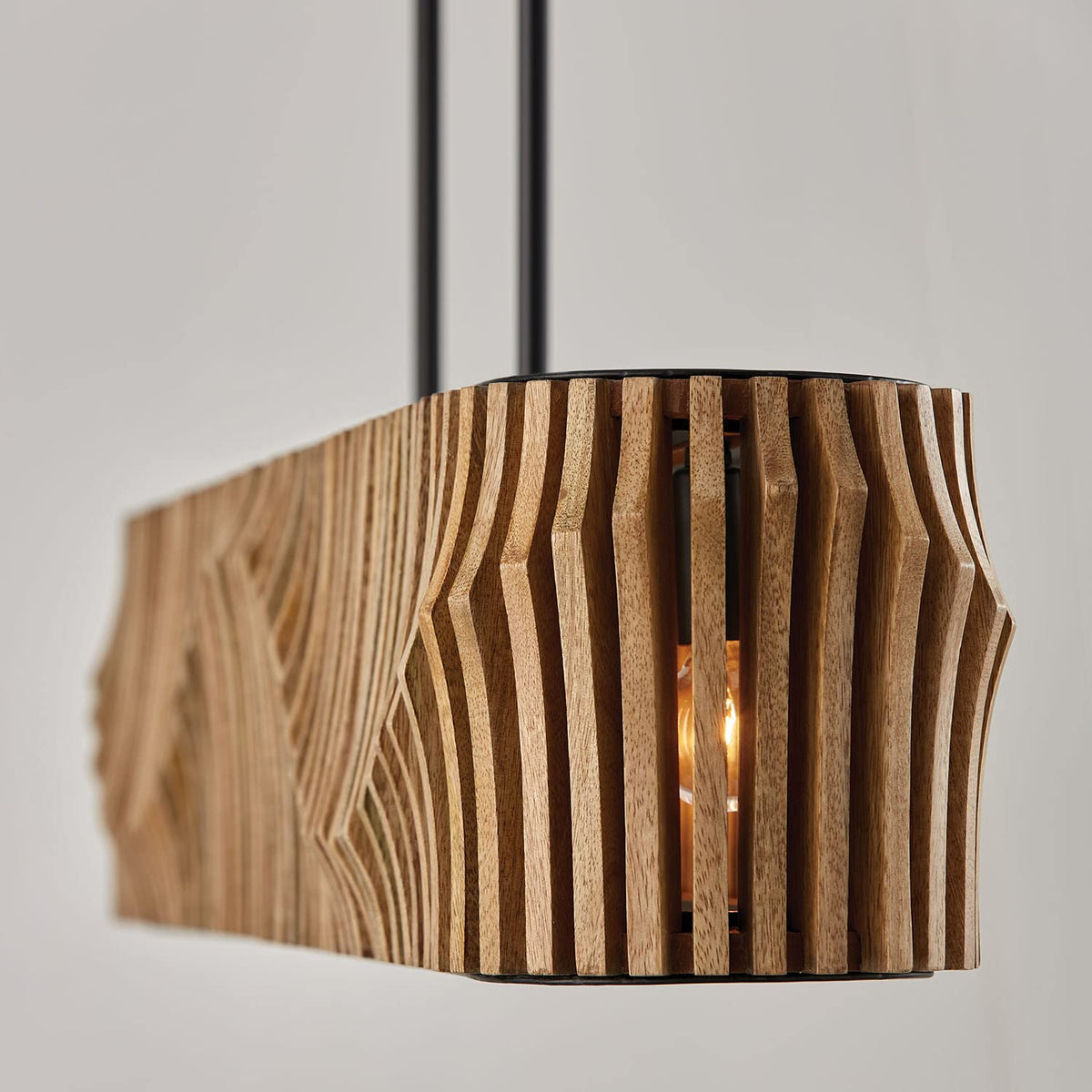 Capital Lighting 844661WK Archer Modern Artisan (41"W / Light Wood and Matte Black)