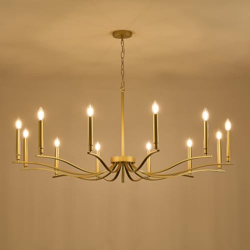 Chandelier Modern Dining Room Light Fixture Candle Chandelier Over Table Metal Chandeliers Lighting for Living Room Entry Master Bedroom Bathtub Kitchen