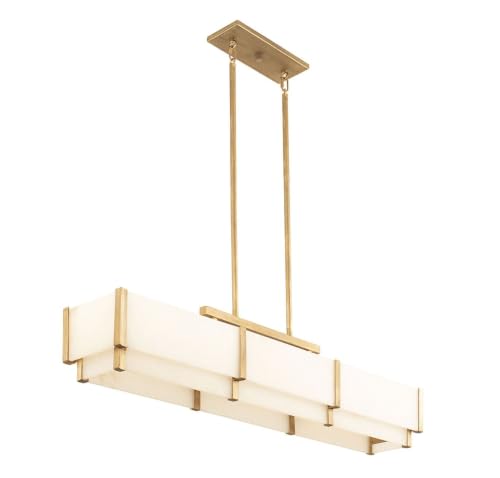 1-2330-5-60 Orleans 5-Light Island in Distressed Gold (44" Long / Distressed Gold)