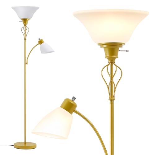 Floor Lamps for Living Room (Gold)