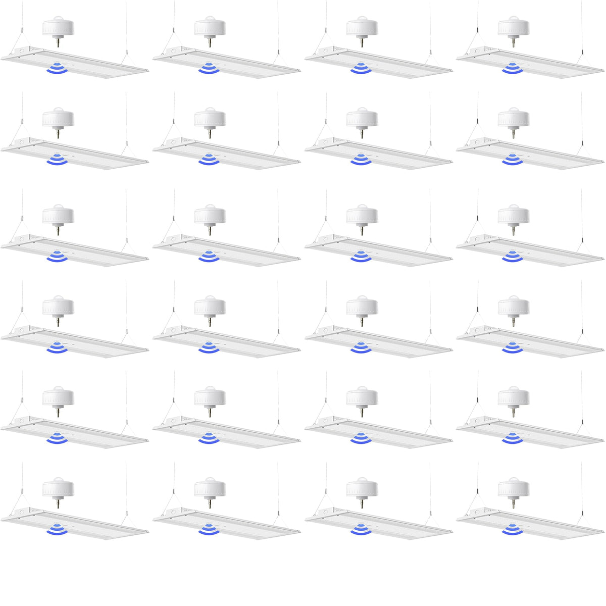 4FT Linear High Bay LED Shop Lights with Sensor (5000K/400W 24Pack+Sensor / 400W)