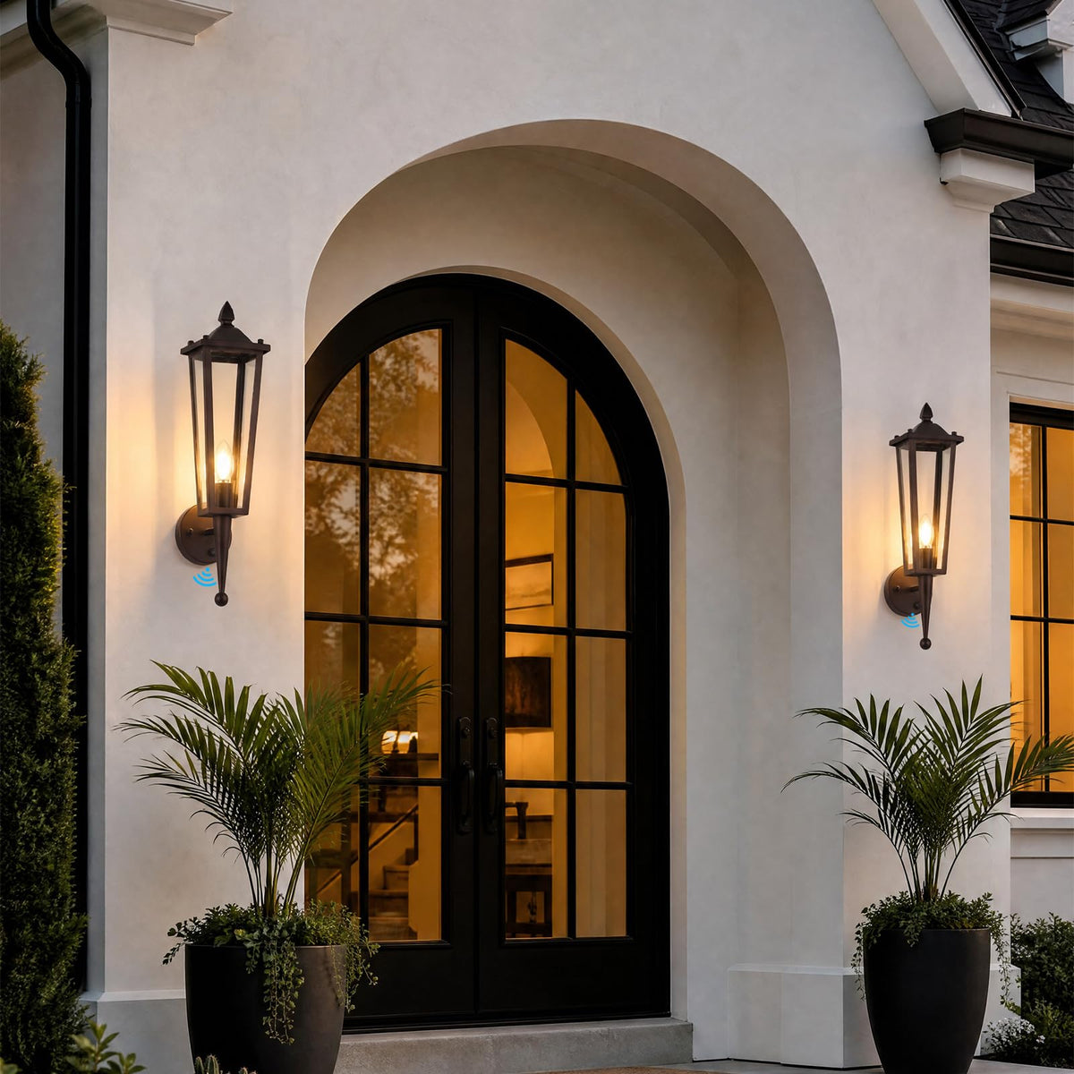 20" Dusk to Dawn Outdoor Wall Light Oil Rubbed Bronze Waterproof (Oil-Rubbed Bronze / Large, 20")