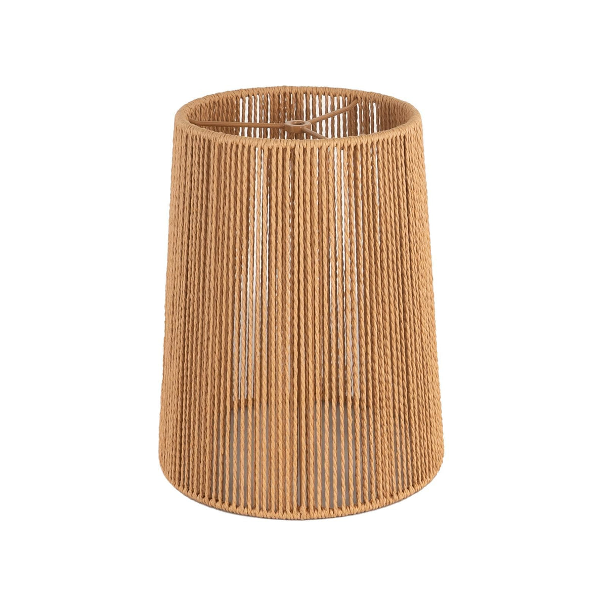 Rattan Small Lamp Shade 8'' Top X 10'' Bottom X 12'' High Boho Style (8X10X12)