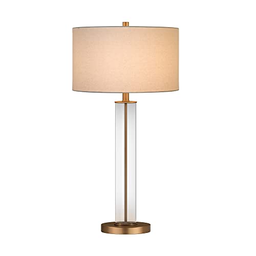 29" Modern 1 Light Table Lamp (Brass)