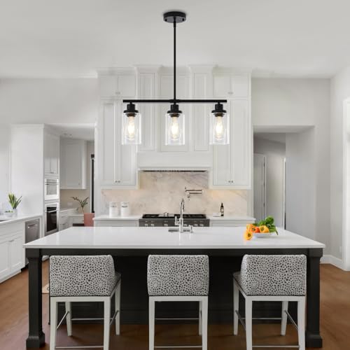 Island Lights for Kitchen Modern Dining Room Light Fixtures Over Table Glass Penadnt Lights Adjustable Hanging Kitchen Island Lighting Linear Farmhouse Chandelier Over Island