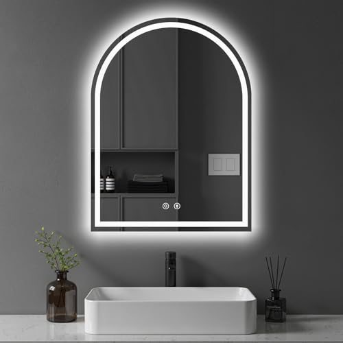 Smart Anti Fog LED Bathroom Mirror with Front Light & Backlit
