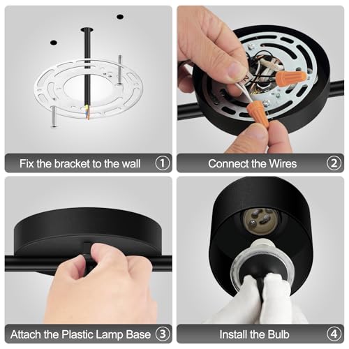 3 Light Led Track Lighting (3 light Black)