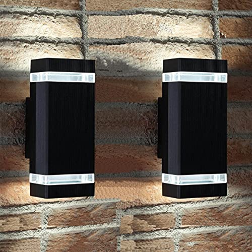 Outdoor Wall Lights (Square 2 Pack)