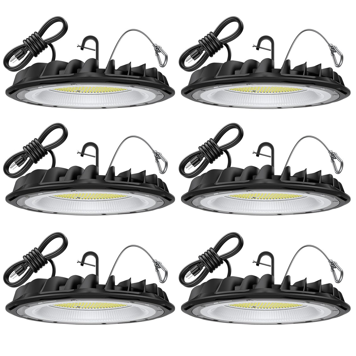 6 Pack ETL 155W UFO LED High Bay Light (6 Pack)