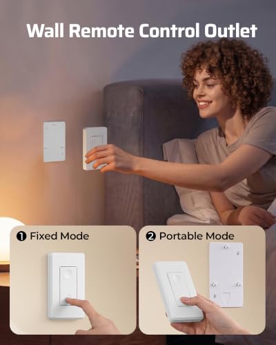 Remote Control Outlet Switch (2 Remote+1 Outlet)