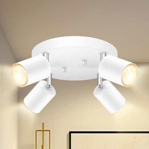 LED 4 Light Track Lighting Kit (4 Light-White)