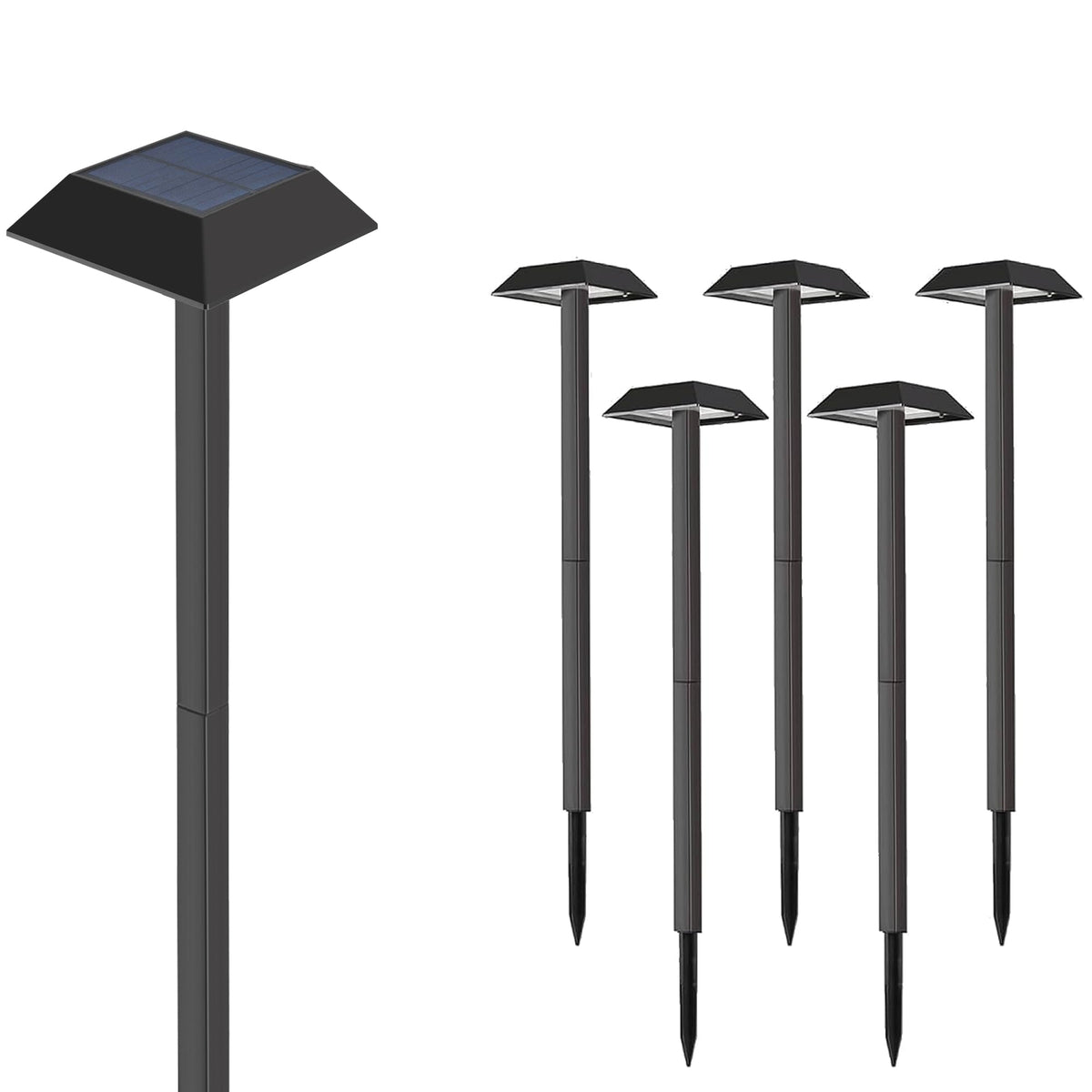 300 LM Solar Landscape Lights Outdoor (Landscape Lights-6 Pack)