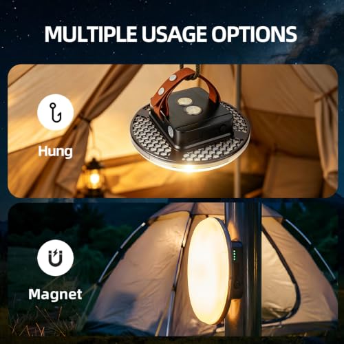 Large Led Camping Tent Light Rechargeable (80W)