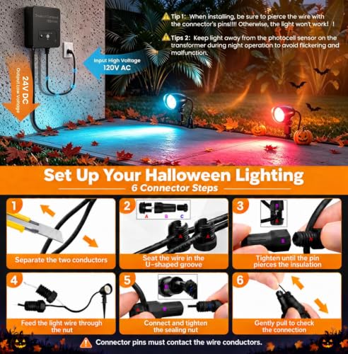 RGBW Low Voltage Landscape Lighting Kit
