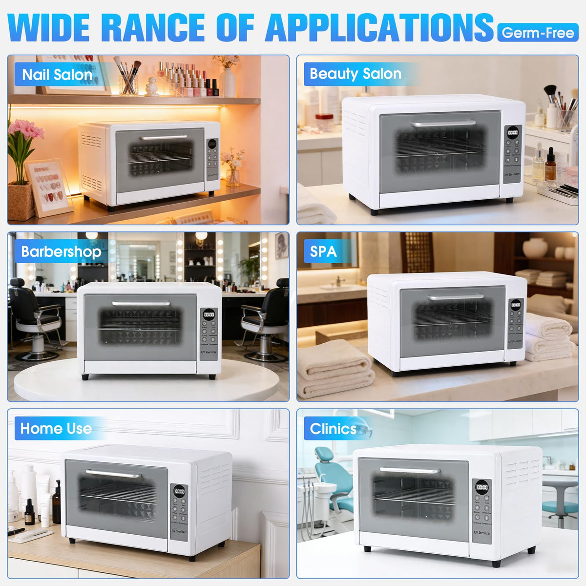 10L Nail Dryer and Cleaning Cabinet (10L / Grey)