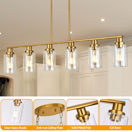 Kitchen Island Lighting (6-Light / Gold)