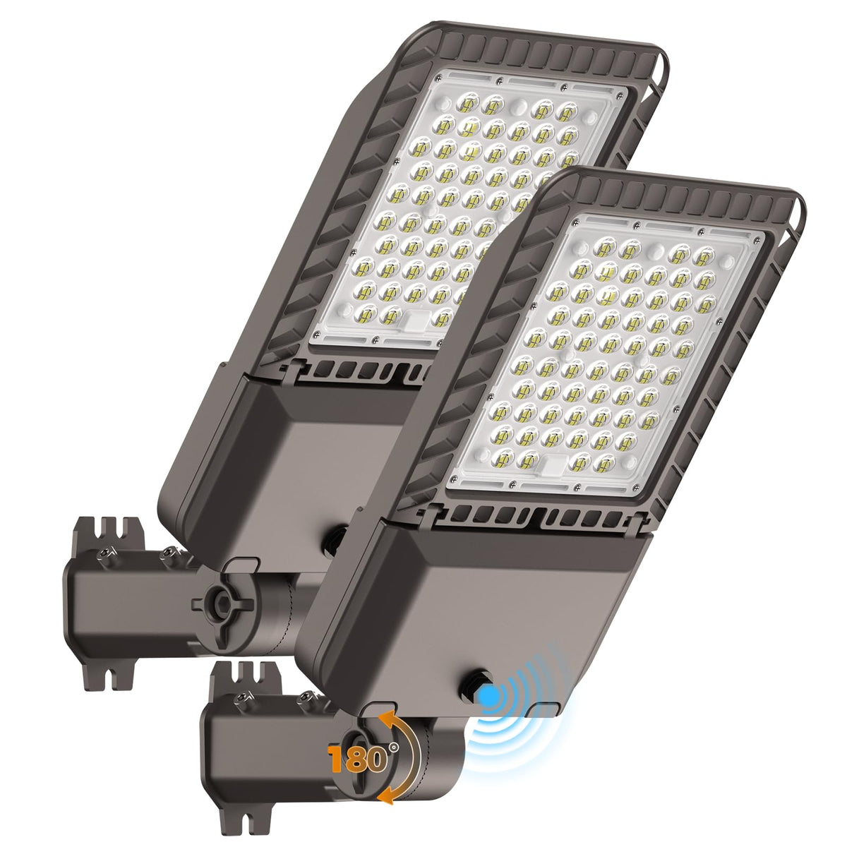 180W LED Parking Lot Light 45000LM Outdoor Street Lights 2 Pack