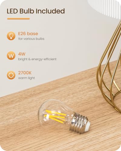 Gold Table Lamp with Pleated Lampshade (White Pleated + Gold)