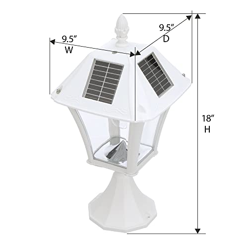 Baytown II Bulb Solar Lamp Post Light Kit 77