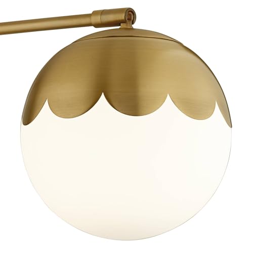 Camila 8 1 4" Brass and Glass Globe Plug (Brass - Single)