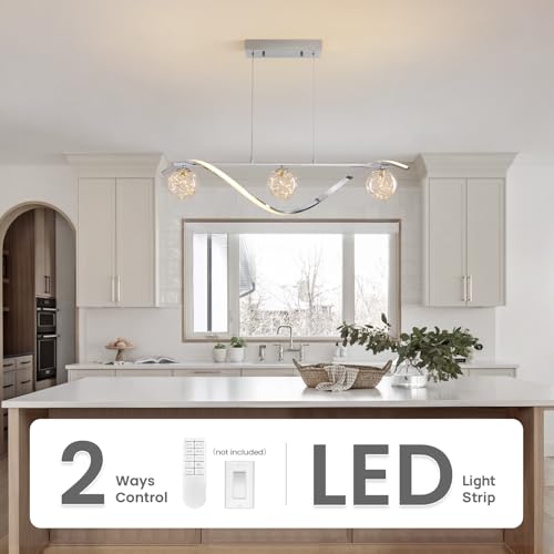 40" Dimmable Kitchen Island Lighting (Chrome)