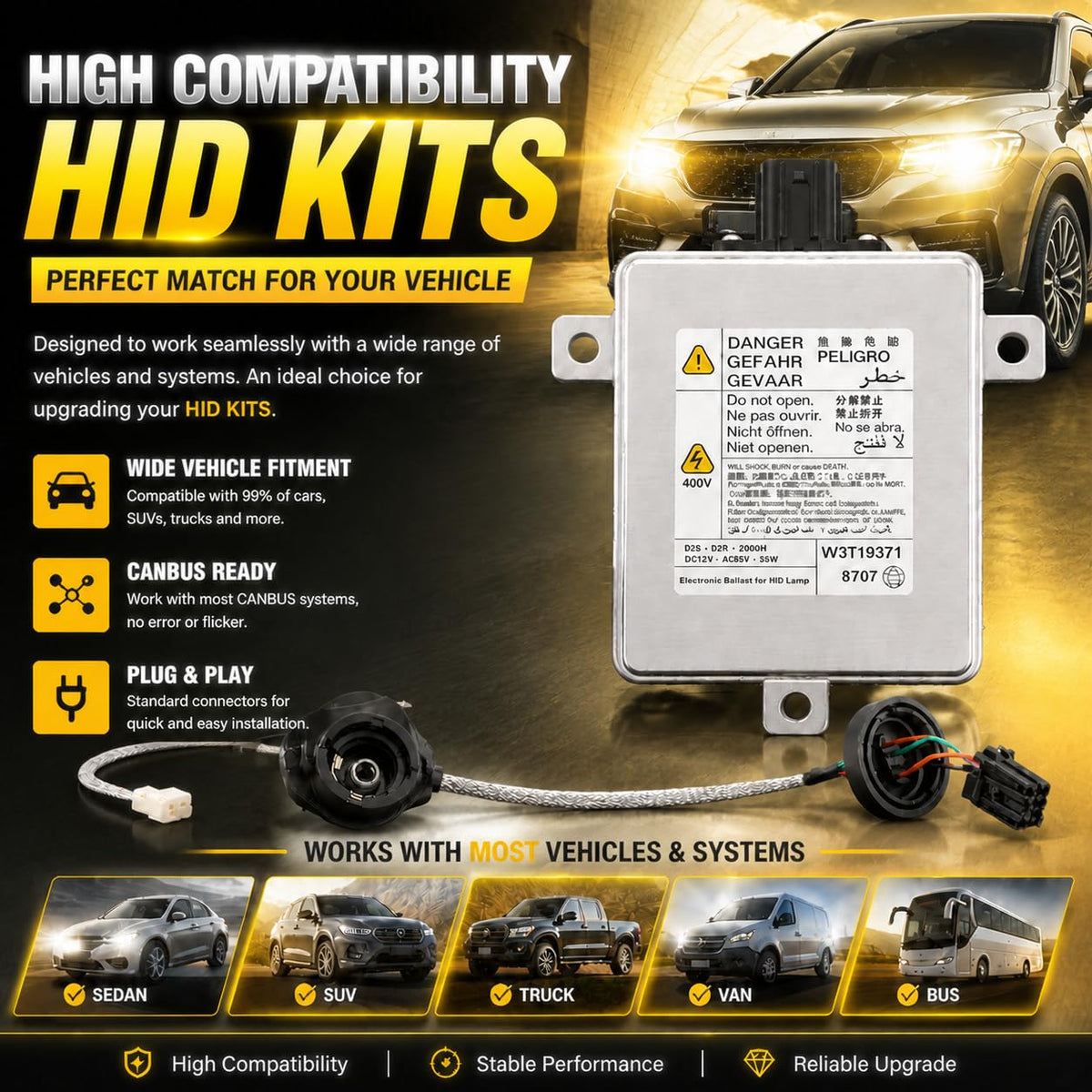 9005 9006 LED Headlight Bulbs Combo (9006 9005)