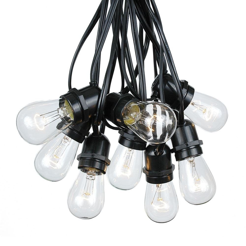 37.5 Feet 25 in Line E26 Sockets (With Incandescent Bulb)