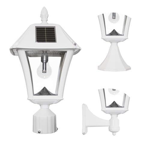 Baytown II Bulb Solar Lamp Post Light Kit 77