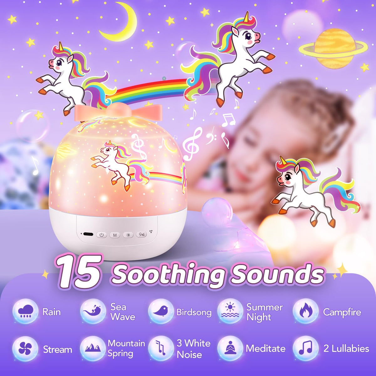 Unicorn Toys for Girls Gifts (White)