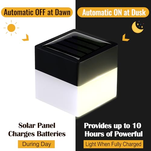 30 Pack Solar Post Cap Lights (Warm Yellow)