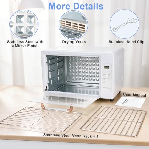 24L Nail Dryer and Cleaning Cabinet (24L / White)