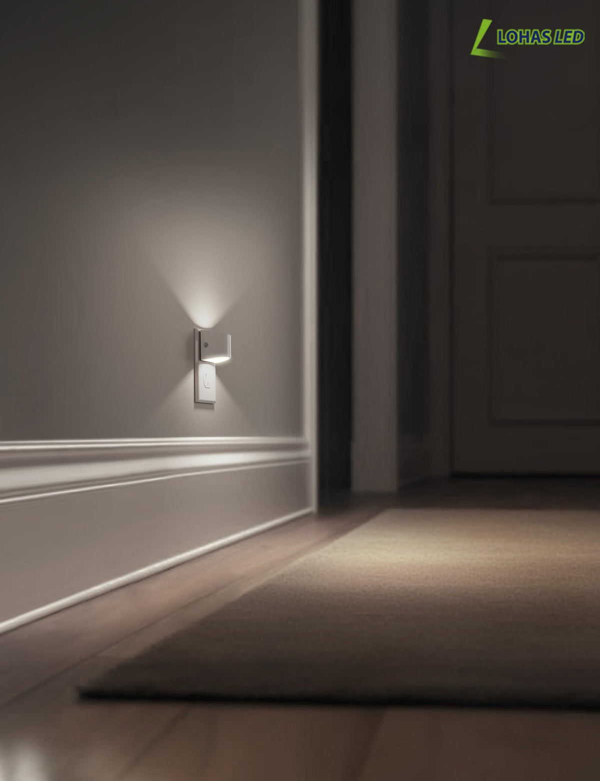 Night Lights Plug into Wall (White)