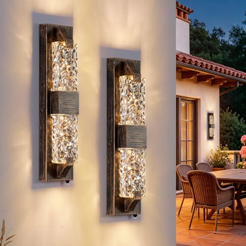 Dusk to Dawn Outdoor Lighting Fixture Wall Mounted