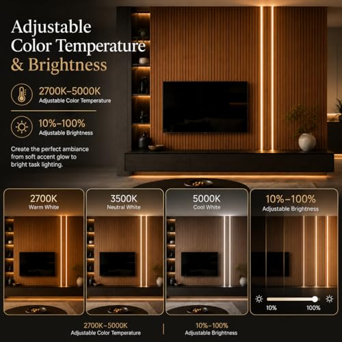 Smart Slat Wall Light Kit (15 mm (0.59 in) Width)