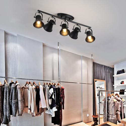5 Light Track Lighting Kit (5-Light / Black)