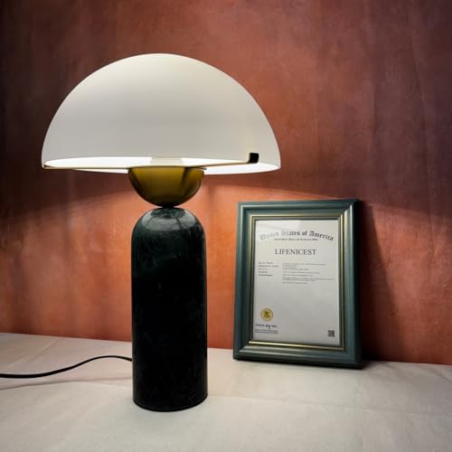 Modern Dome Shaped Table Lamp Mid (Green)