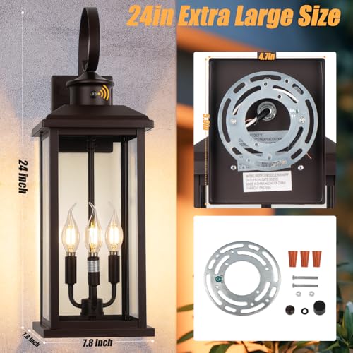 24" Dusk to Dawn 3 (Bronze / Dusk to Dawn)