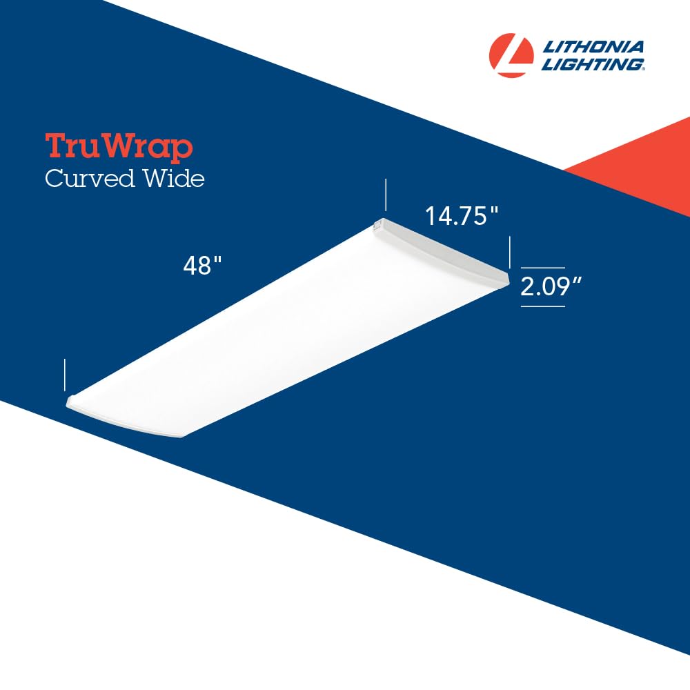 4' Wraparound LED Shop Light (Wide / Curved)