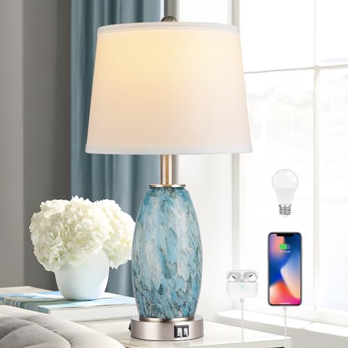 Table Lamp, 3-Way Lighting Modes Modern Table Lamp for Bedroom