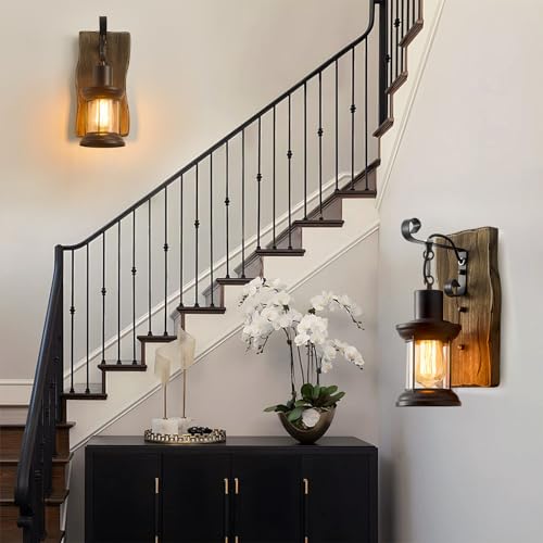 Farmhouse wall sconces Rustic wall sconces Indoor wall Lights 2pack (2pack)