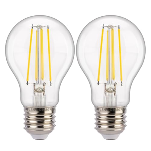 Dusk to Dawn Outdoor Sensor A19 LED Light Bulb (100w Daylight / 2 Count (Pack of 1))