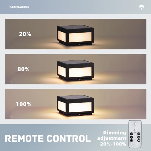 Solar Pillar Lights Outdoor