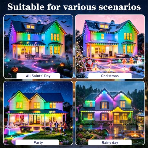 150FT Permanent Outdoor RGB+IC Lights (150FT)