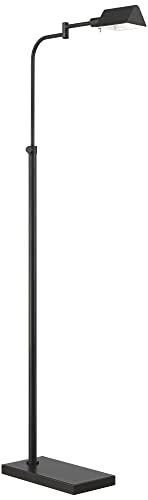 Keegan Dark Bronze Adjustable Swing Arm Pharmacy 54" Tall Floor Lamp (Dark Bronze)